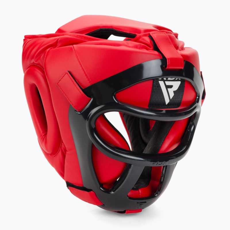 Bokso šalmas RDX Guard Grill T1 red