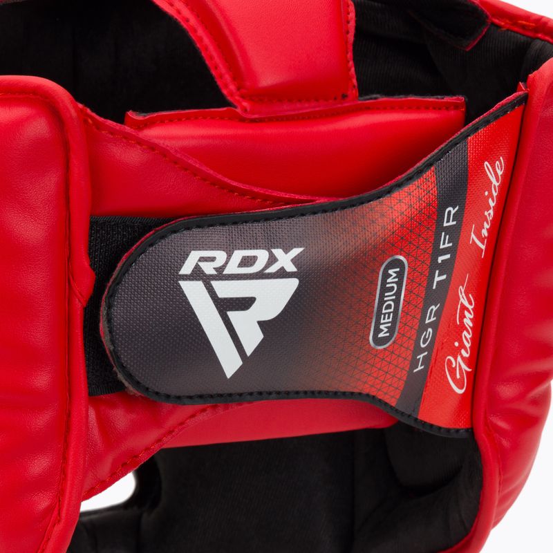 Bokso šalmas RDX Guard Grill T1 red 4