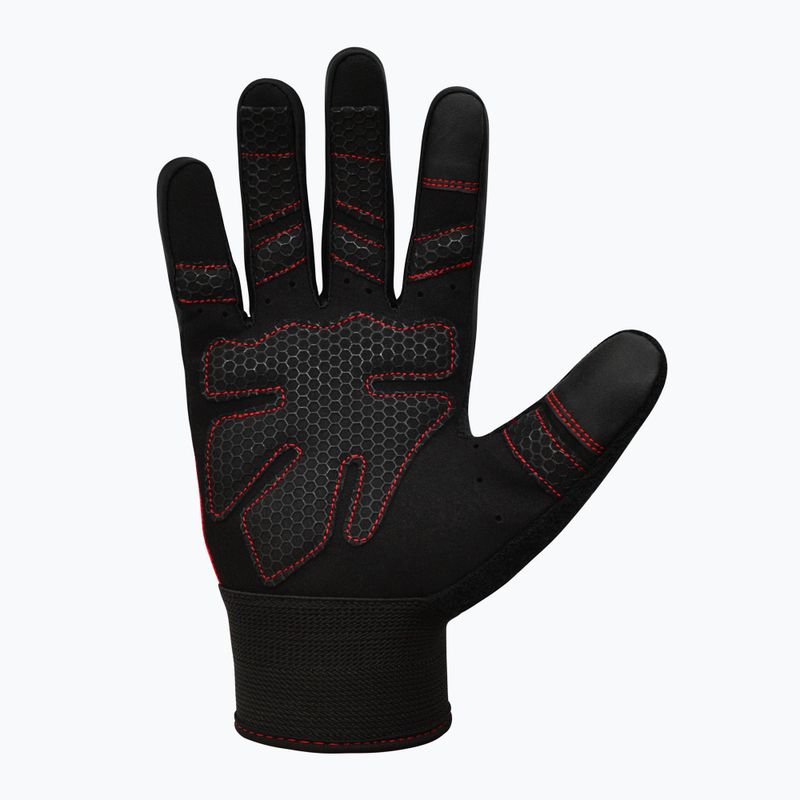 Treniruočių pirštinės RDX W1F Full Finger red 6