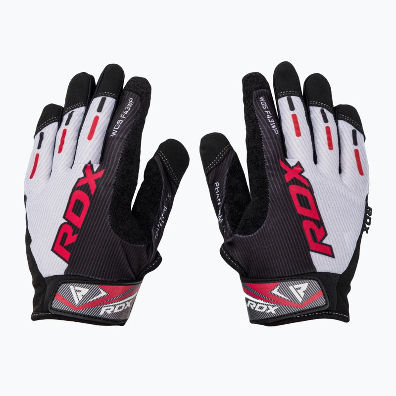 RDX Sublimation F43 treniruočių pirštinės juodai baltos WGS-F43WP 3
