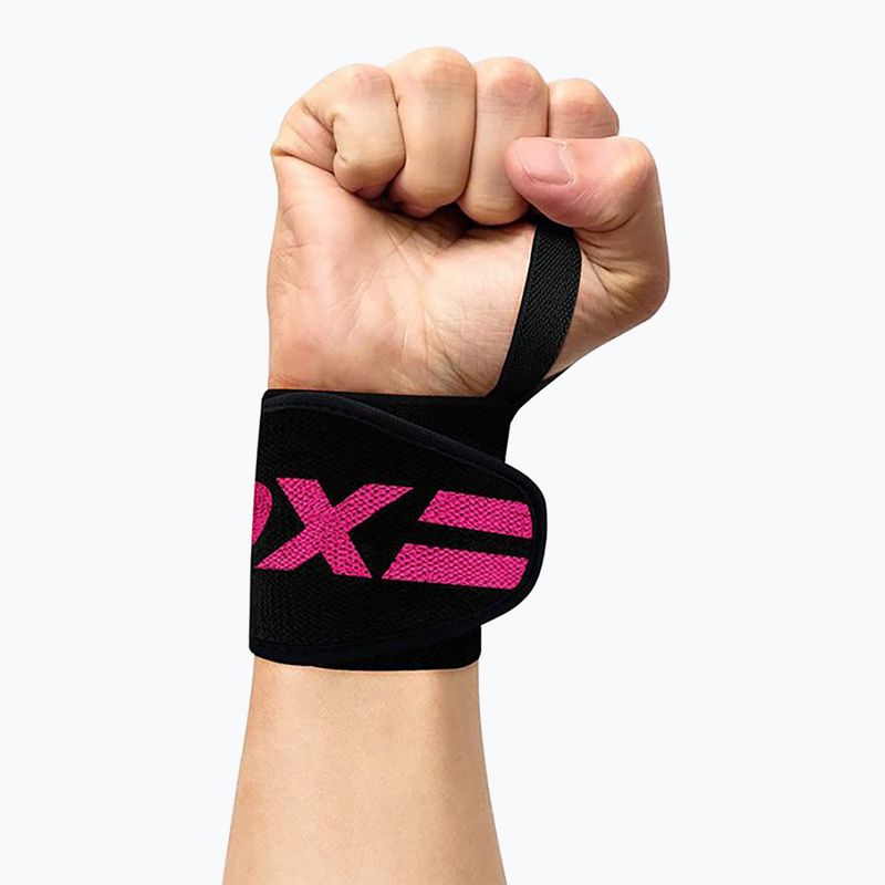 Riešo petnešos RDX Gym Wrist Wrap pink 3