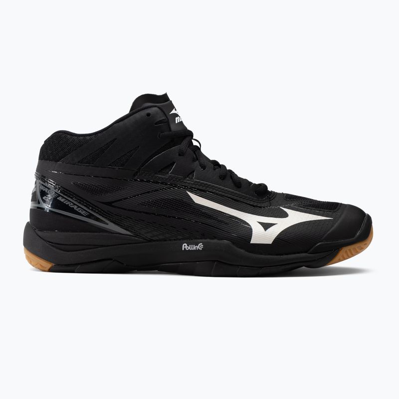 Vyriški tinklinio bateliai Mizuno Wave Mirage 2 Mid black X1GA176099 2