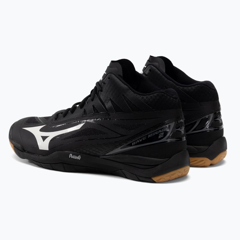 Vyriški tinklinio bateliai Mizuno Wave Mirage 2 Mid black X1GA176099 3