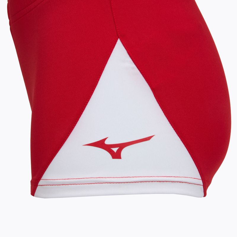 Moteriški treniruočių šortai Mizuno Myou red/white 4