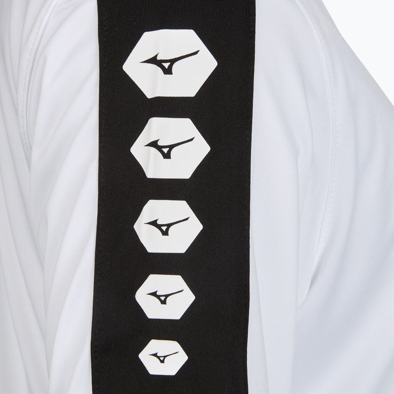 Moteriški treniruočių marškinėliai Mizuno Soukyu SS white/black 3