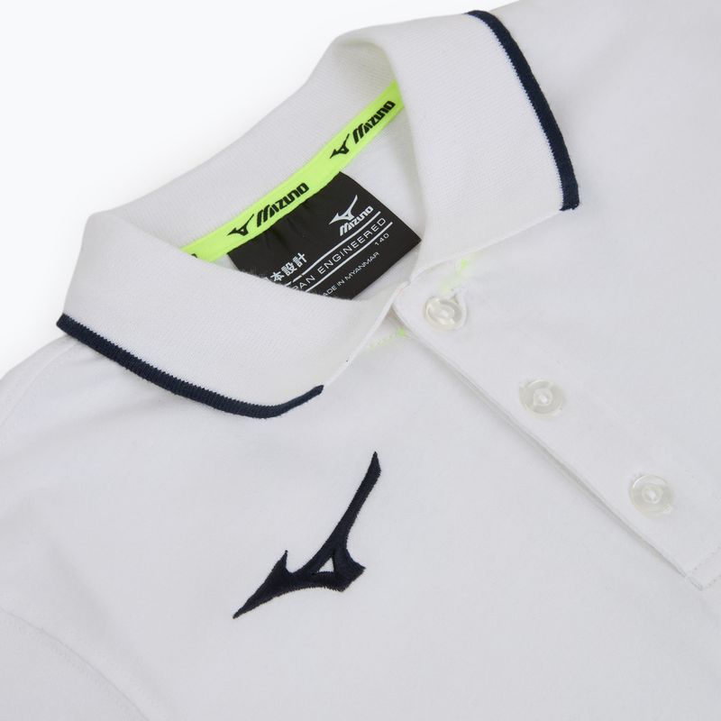 Vaikiški marškinėliai Mizuno Polo white/navy 3