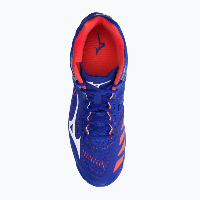 Vyriški tinklinio bateliai Mizuno Wave Lightning Z5 Mid blue V1GA190500 6