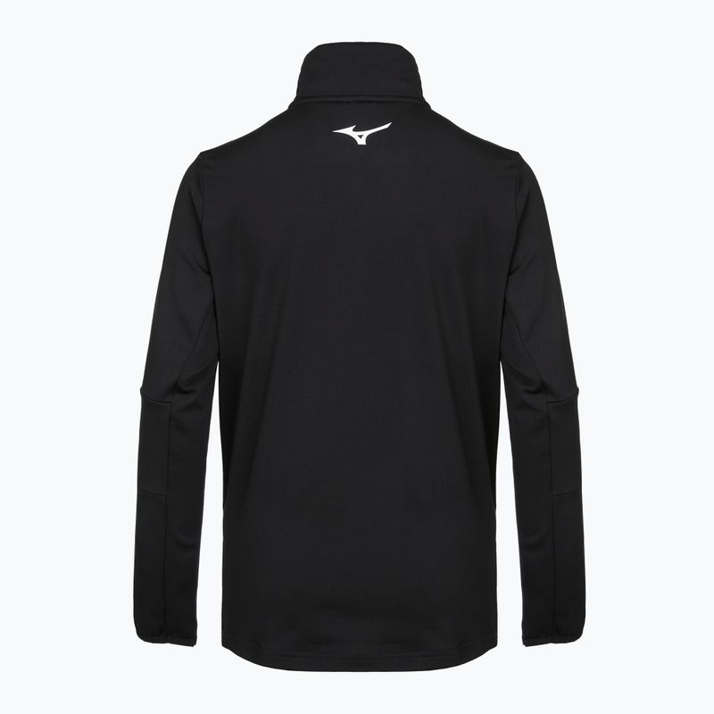 Vaikiškas flisinis džemperis Mizuno Shizuoka Tech Fleece whitenavy 2