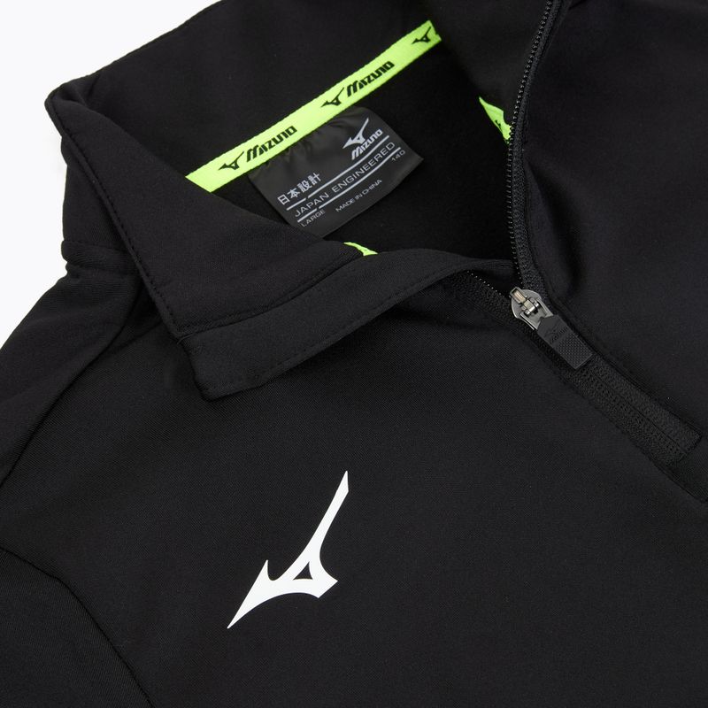 Vaikiškas flisinis džemperis Mizuno Shizuoka Tech Fleece whitenavy 3