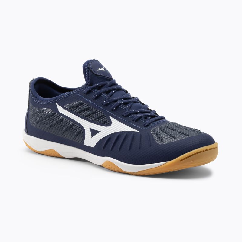 Vyriški futbolo batai Mizuno Rebula Sala Elite IN tamsiai mėlyni Q1GA202001