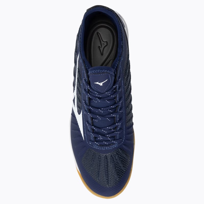 Vyriški futbolo batai Mizuno Rebula Sala Elite IN tamsiai mėlyni Q1GA202001 6