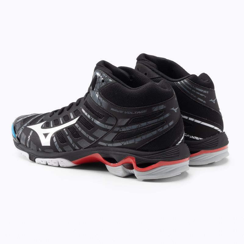 Vyriški tinklinio bateliai Mizuno Wave Voltage Mid black V1GA196545 3