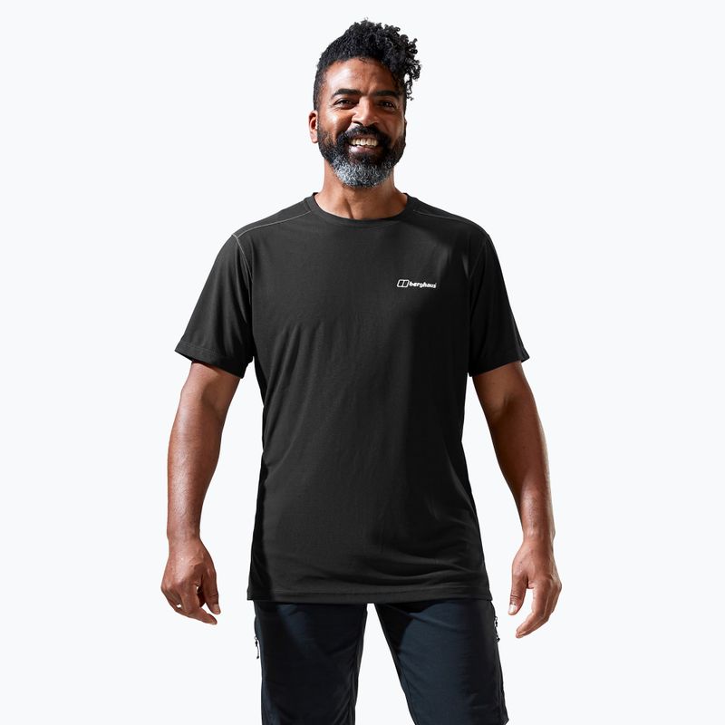 Vyriški marškinėliai Berghaus 24/7 Tech Basecrewss black/black