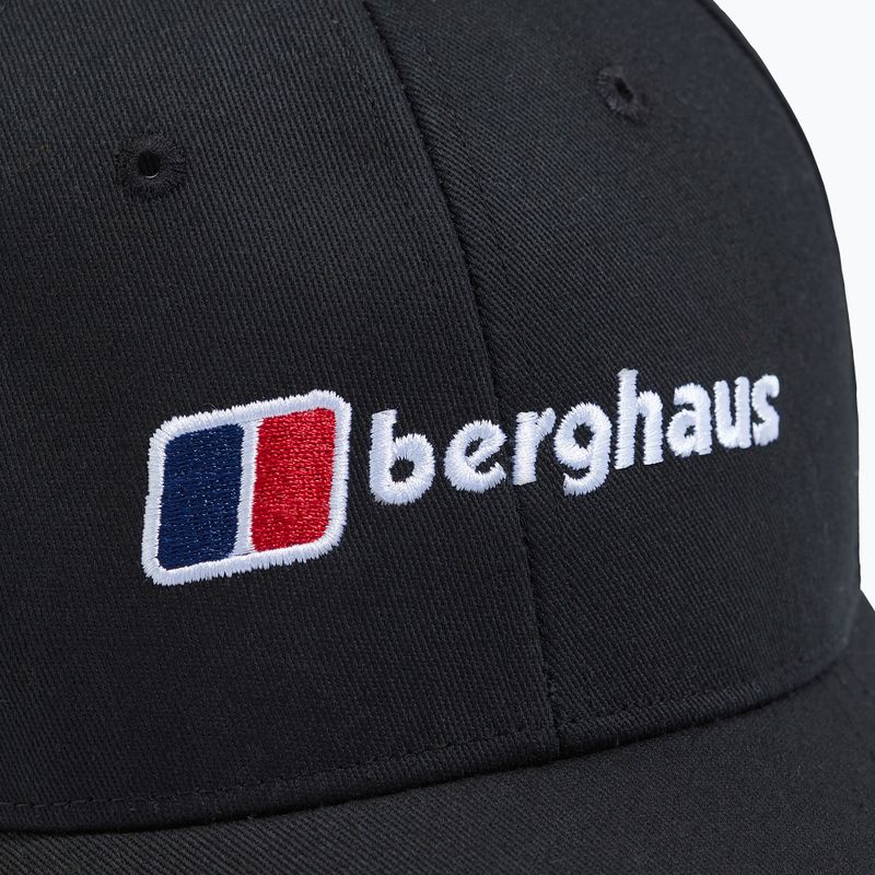 Kepuraitė su snapeliu Berghaus Logo Recognition black/black 3