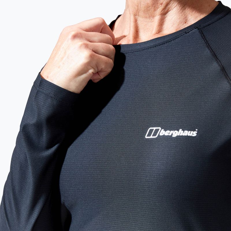 Moteriški marškinėliai ilgomis rankovėmis Berghaus 24/7 Basecrew black/black 5