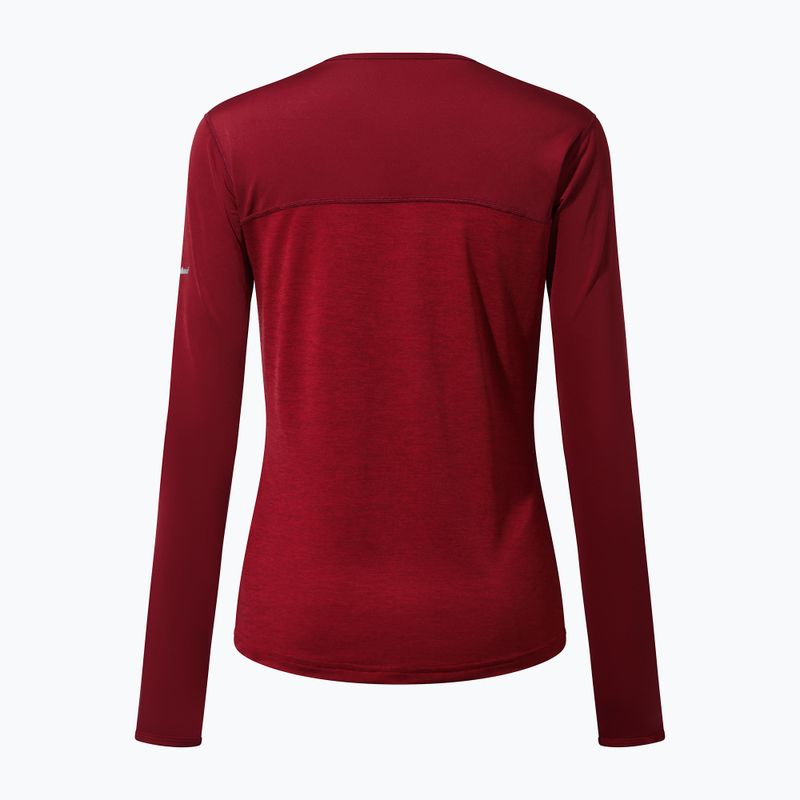 Moteriški žygio marškinėliai ilgomis rankovėmis Berghaus Voyager Tech Tee Basecrew syrah/red dahlia 10