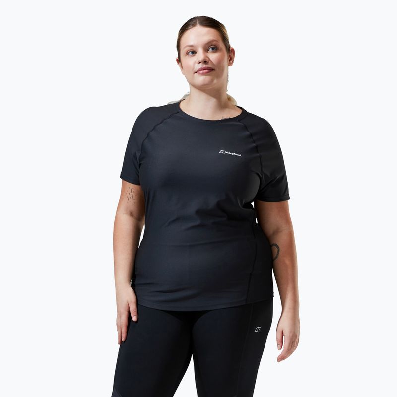 Moteriški marškinėliai Berghaus 24/7 Tech Basecrewss black/black