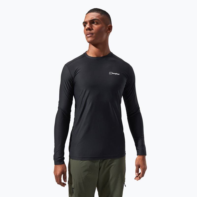 Vyriški marškinėliai ilgomis rankovėmis Berghaus 24/7 Basecrew black/black