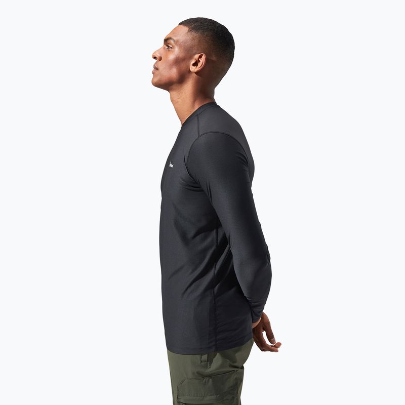 Vyriški marškinėliai ilgomis rankovėmis Berghaus 24/7 Basecrew black/black 4