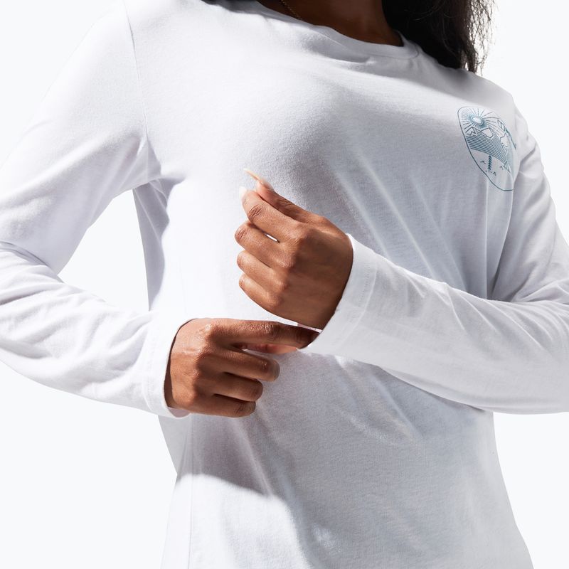 Moteriški marškinėliai ilgomis rankovėmis Berghaus Linear Landscape pure white 5