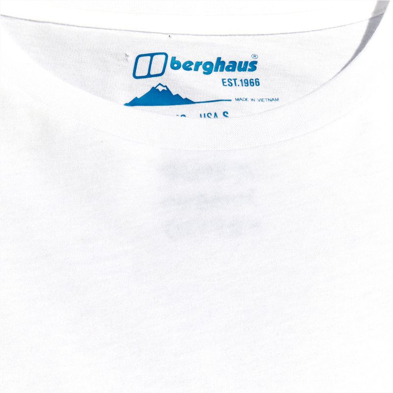 Moteriški marškinėliai ilgomis rankovėmis Berghaus Linear Landscape pure white 12