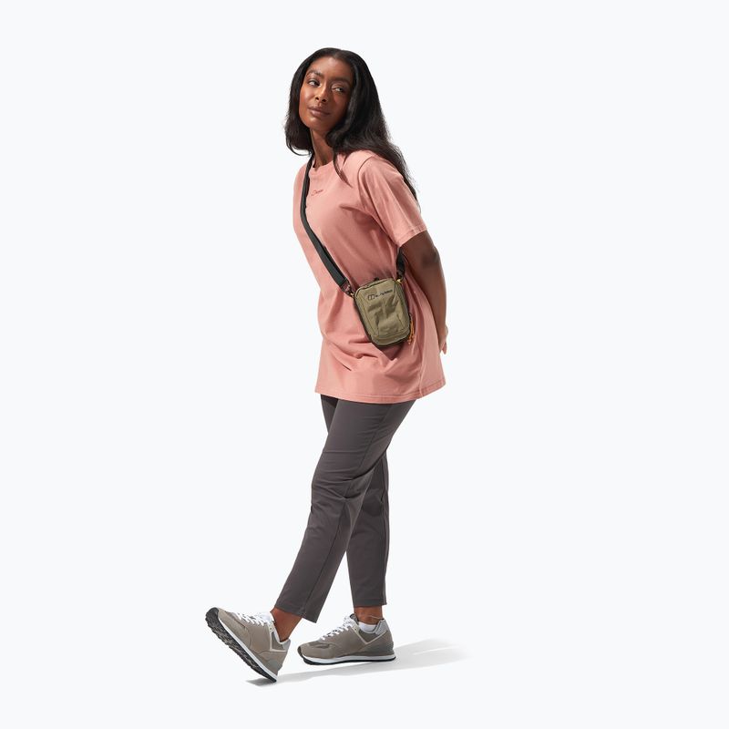 Moteriški marškinėliai Berghaus Boyfriend Logo rose dawn 2