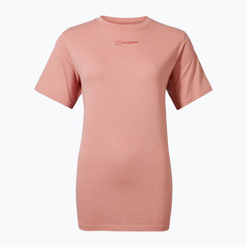Moteriški marškinėliai Berghaus Boyfriend Logo rose dawn 8