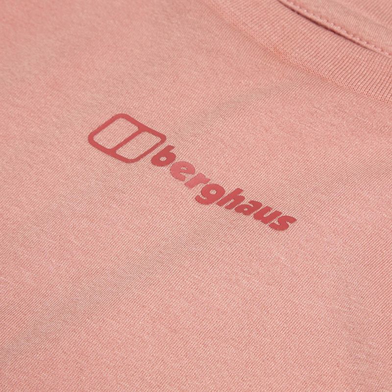 Moteriški marškinėliai Berghaus Boyfriend Logo rose dawn 10