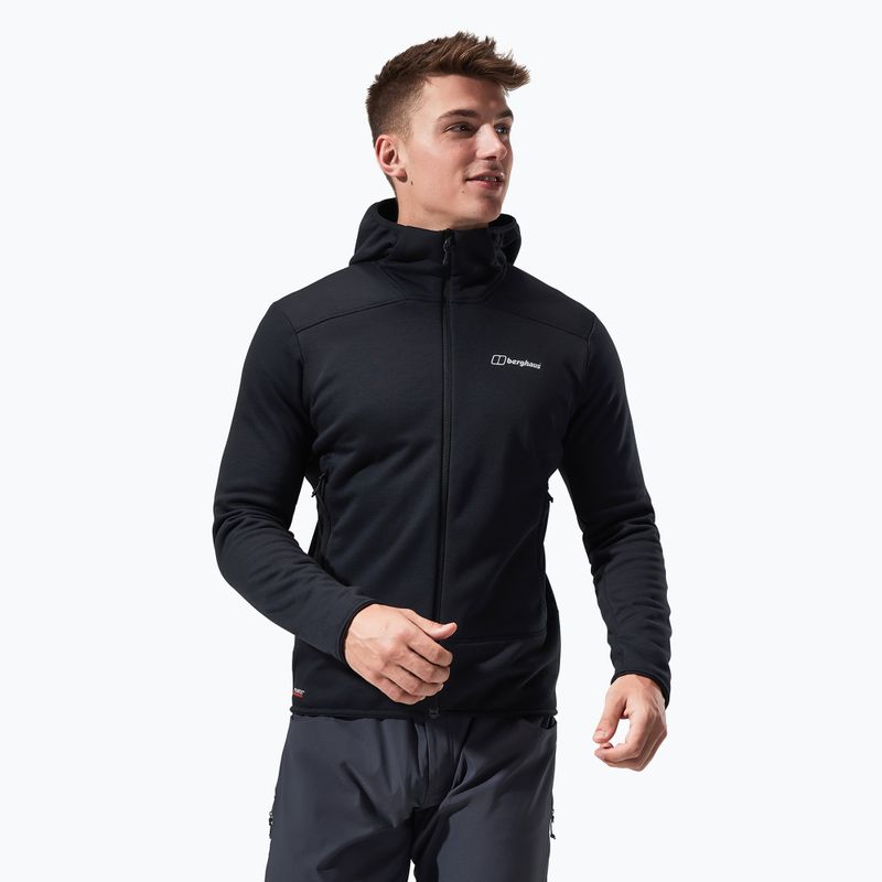 Vyriškas fliso džemperis Berghaus Heuberg Hoody black/black