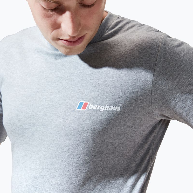 Vyriški marškinėliai Berghaus Snowdon SS Tee 2.0 grey marl bci 5