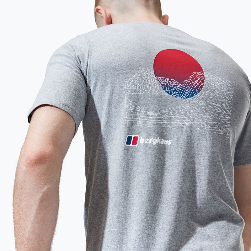 Vyriški marškinėliai Berghaus Snowdon SS Tee 2.0 grey marl bci 7