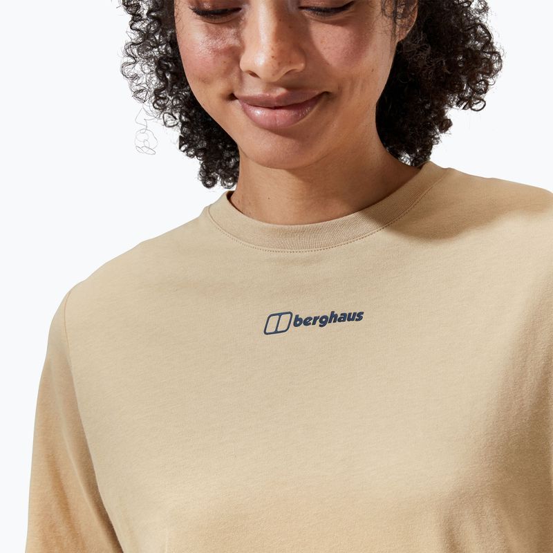 Moteriški marškinėliai Berghaus Boyfriend Dolomites sand dune 5