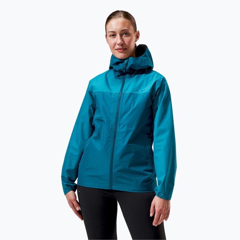 Moteriška striukė nuo lietaus Berghaus Deluge Pro 3.0 deep ocean/jungle jewel