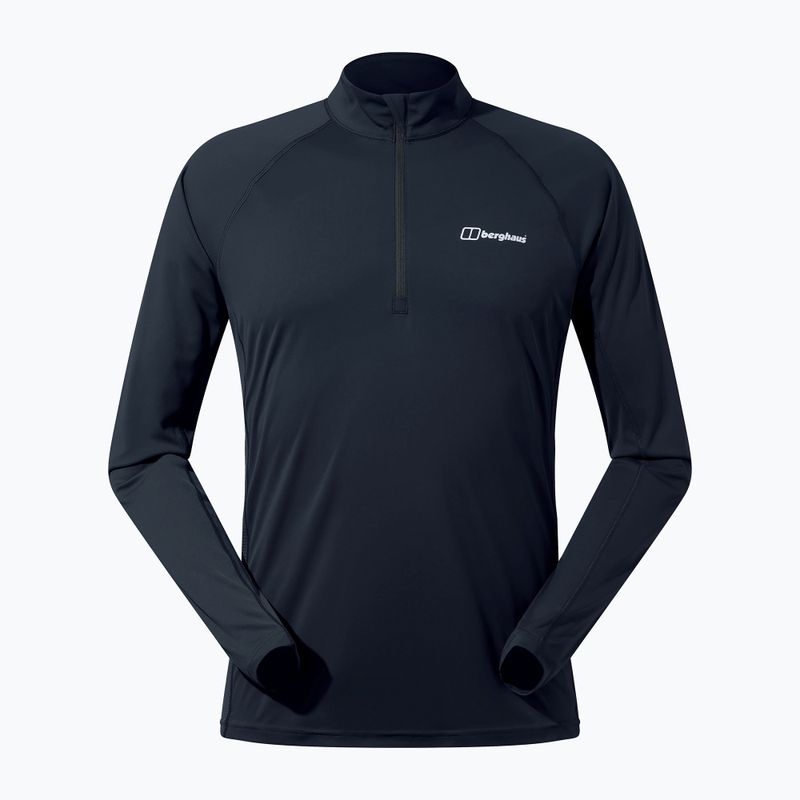 Vyriški marškinėliai ilgomis rankovėmis Berghaus Trailblaze Tech Tee black/black 8