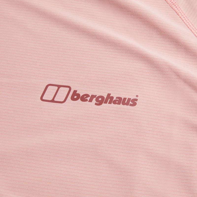 Moteriški marškinėliai Berghaus 24/7 Tech Basecrewss peach bloom 7