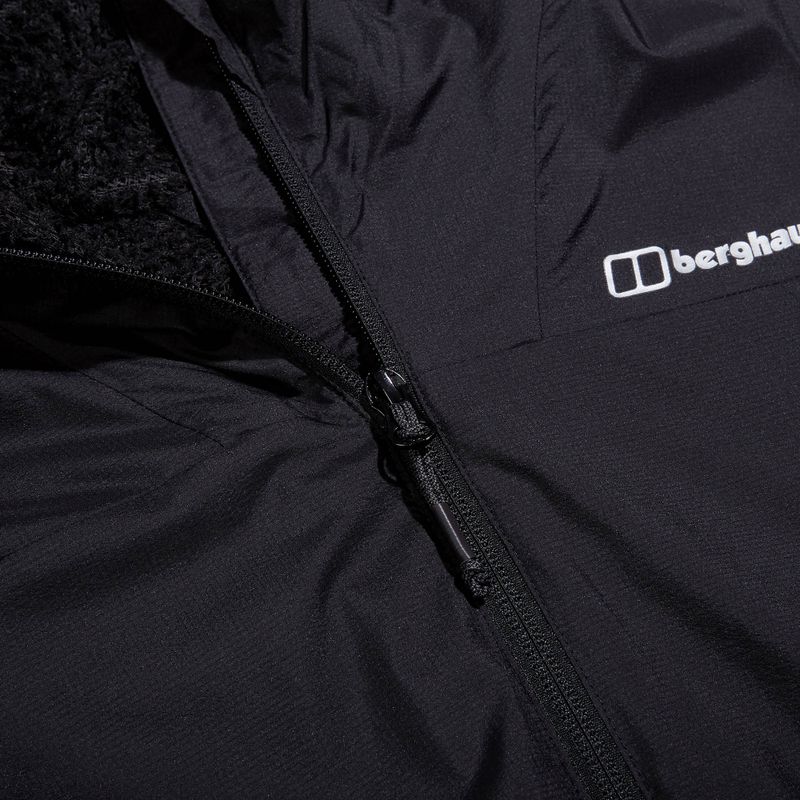 Vyriška striukė nuo vėjo Berghaus Alpha Resist-Air black/black 10