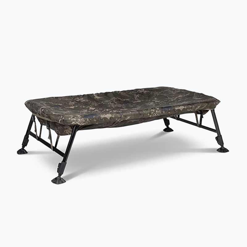 Nash Tackle Hi-Protect Carp Cradle Camo Monster mat žalia T0106