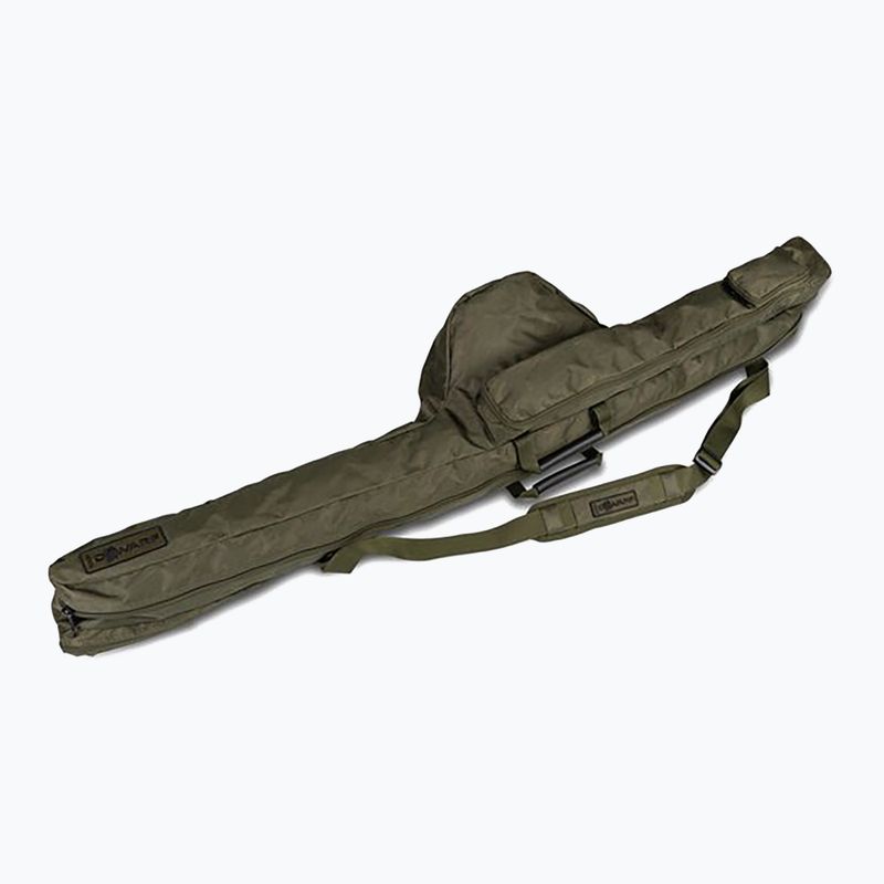 Nash Tackle Dwarf 9ft 3 lazdų odos meškerės dėklas žalias T4708
