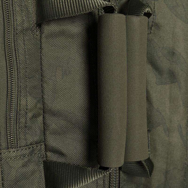 Nash Tackle Dwarf 10ft 3 strypų 3 lazdų odos lazdų dėklas žalias T4709 5