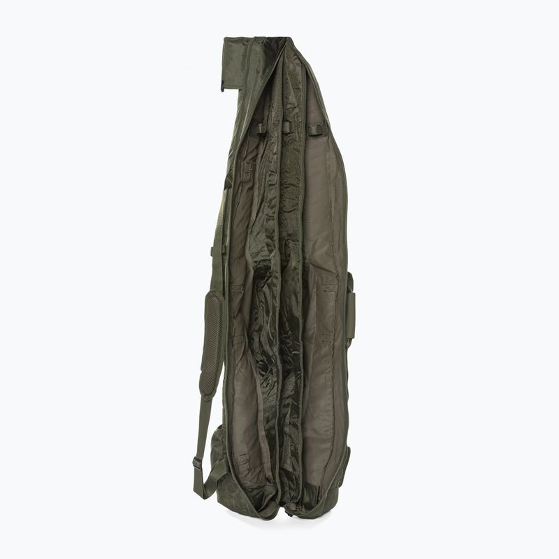 Nash Tackle Dwarf 10ft 3 strypų 3 lazdų odos lazdų dėklas žalias T4709 7