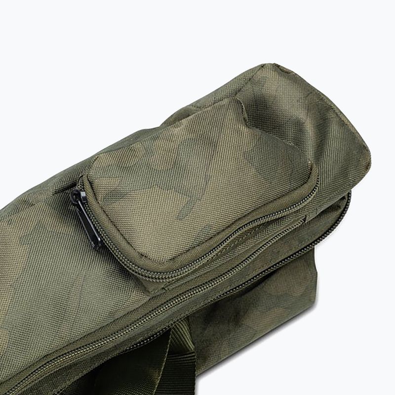 Nash Tackle Dwarf 10ft 3 strypų 3 lazdų odos lazdų dėklas žalias T4709 9