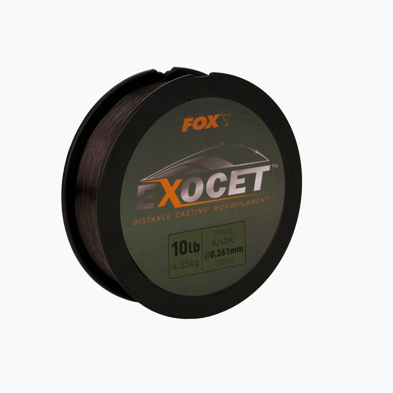 Fox International Exocet Mono 1000 m rudos spalvos CML150 monofilamentinis valas