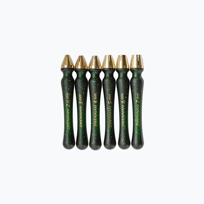 Drennan žalvariniai perforatoriai su galvutėmis Duonos perforatorių rinkinys, 6 vnt., žalias TABP001