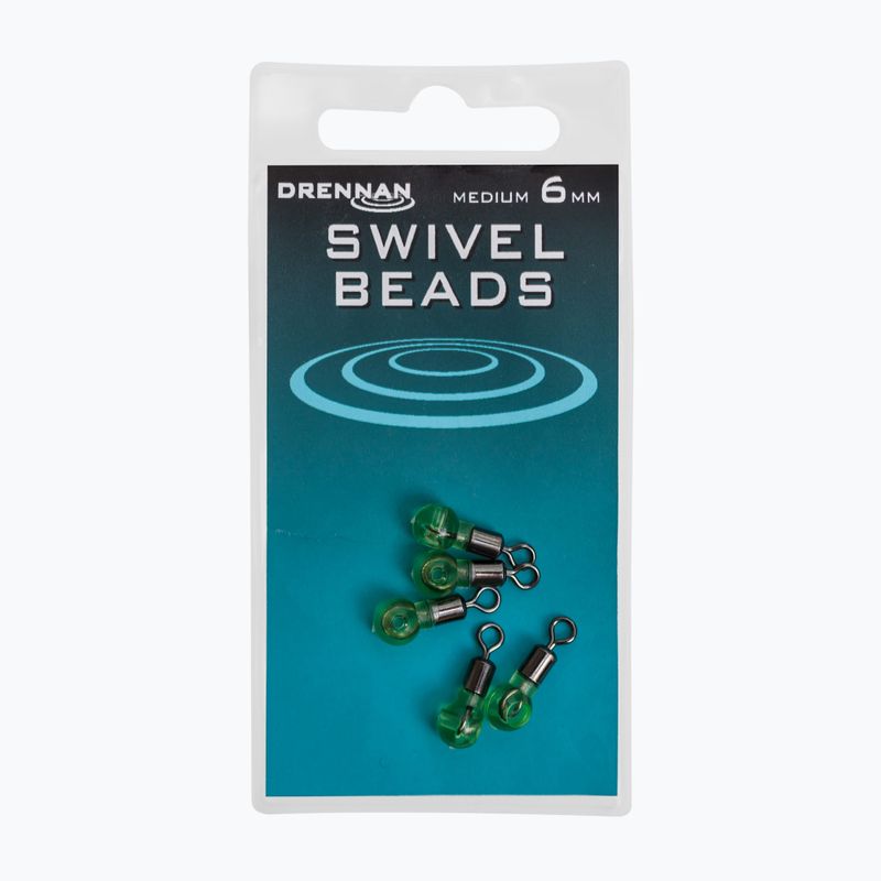 Drennan Swivel Bead methode Swivel su kamščiu 5 vnt. žalios-pilkos spalvos TGSBM006