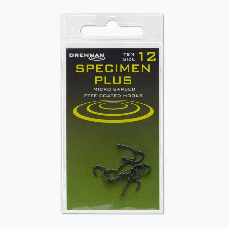 Drennan Specimen Plus kabliukai juodos spalvos HESPPM012 3