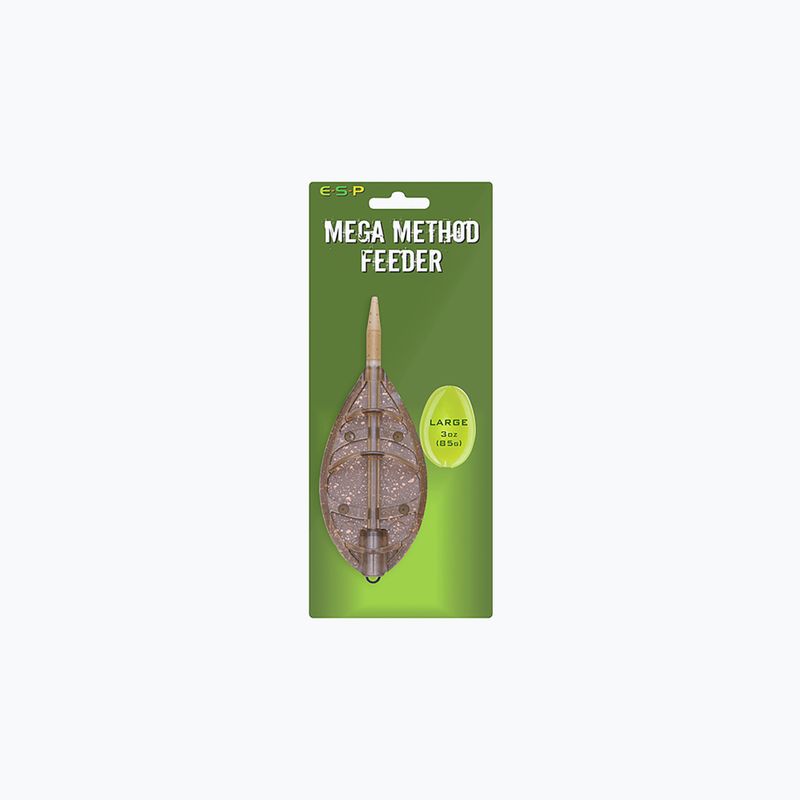 ESP Mega Method Feeder L rudos spalvos ETFMML085 žemės masalų krepšelis