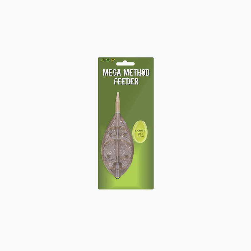 ESP Mega Method Feeder L rudos spalvos ETFMML056 žemės masalų krepšelis