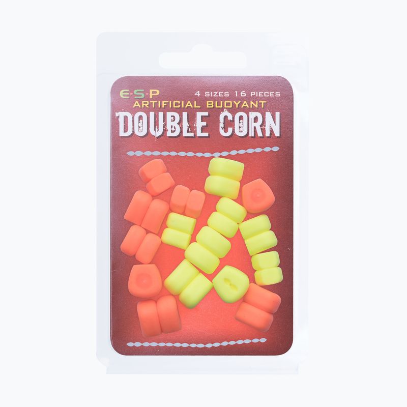 ESP Double Corn Sweetcorn oranžinės ir geltonos spalvos dirbtinis masalas ETBDCOFY01