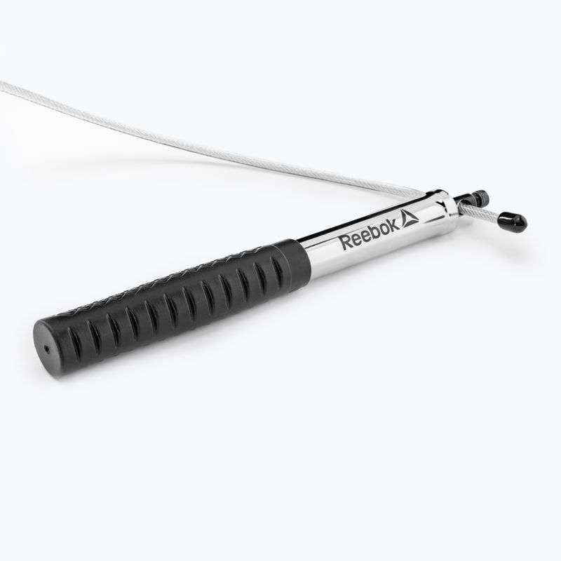 Reebok premium silver speed skipping rope RSRP-10083BK 2