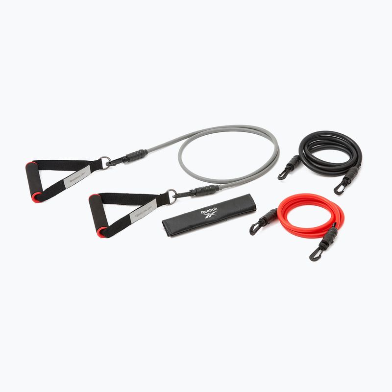 Reebok Power Tube spalvotų pratimų gumų rinkinys RATB-30034 2